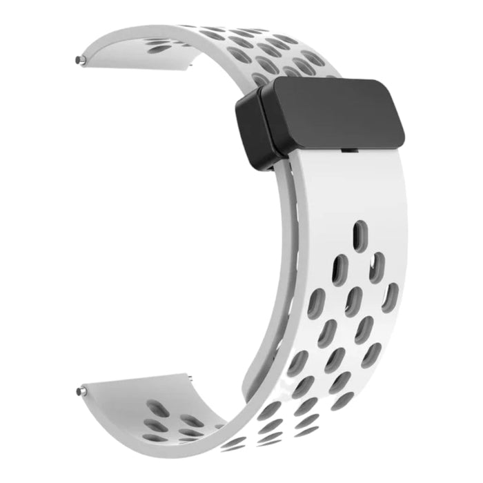white-magnetic-sports-garmin-vivomove-hr-hr-sports-watch-straps-nz-ocean-band-silicone-watch-bands-aus