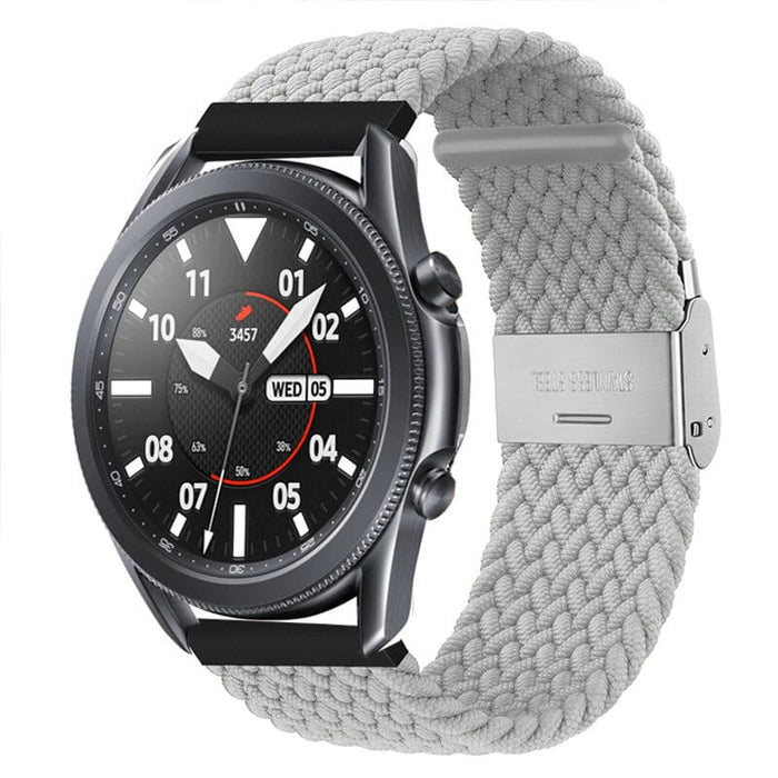 light-grey-garmin-fenix-5x-watch-straps-nz-nylon-braided-loop-watch-bands-aus