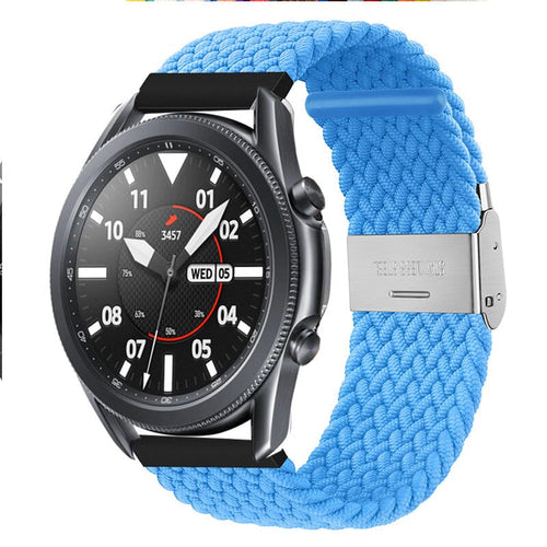 light-blue-huawei-watch-gt4-46mm-watch-straps-nz-nylon-braided-loop-watch-bands-aus