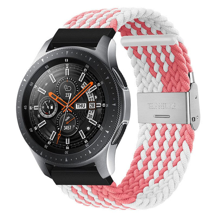 pink-white-nokia-steel-hr-(40mm)-watch-straps-nz-nylon-braided-loop-watch-bands-aus