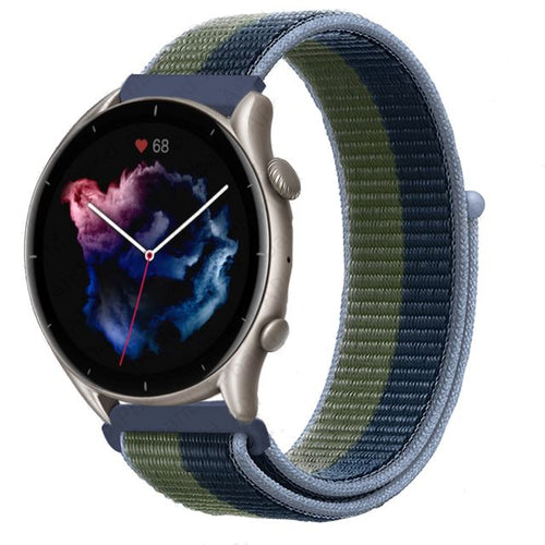 blue-green-garmin-fenix-6-watch-straps-nz-nylon-sports-loop-watch-bands-aus