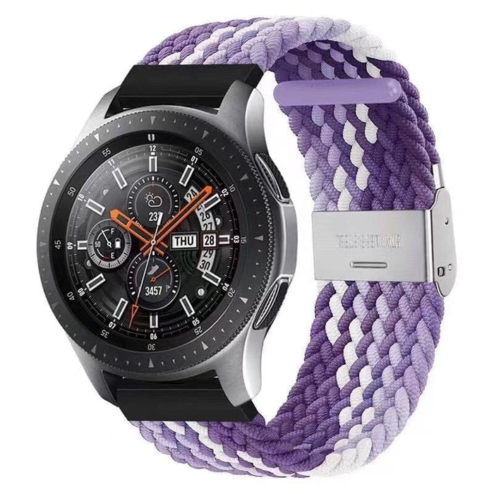 purple-white-nokia-steel-hr-(40mm)-watch-straps-nz-nylon-braided-loop-watch-bands-aus