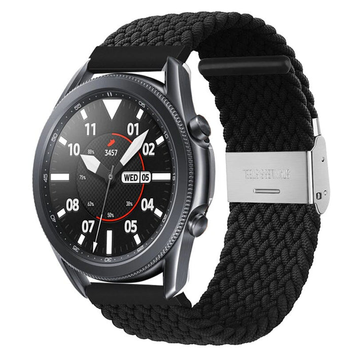 black-asus-zenwatch-1st-generation-2nd-(1.63")-watch-straps-nz-nylon-braided-loop-watch-bands-aus