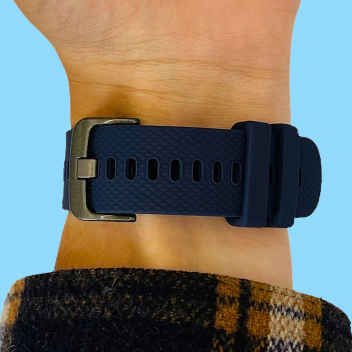 navy-blue-huawei-honor-s1-watch-straps-nz-silicone-watch-bands-aus
