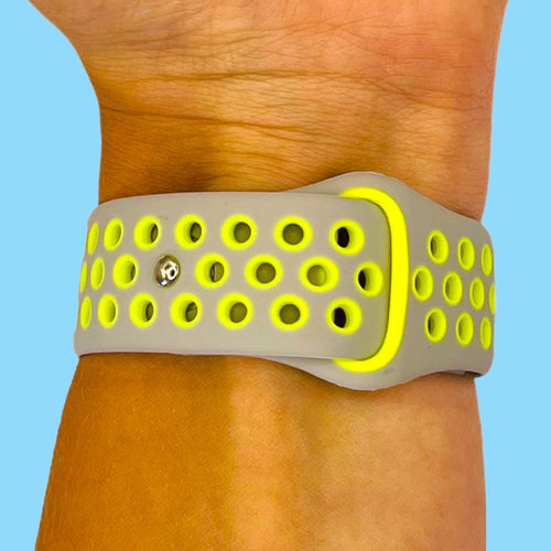 grey-yellow-samsung-galaxy-watch-4-(40-44mm)-watch-straps-nz-silicone-sports-watch-bands-aus