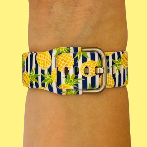 pineapples-garmin-quatix-5-watch-straps-nz-pattern-straps-watch-bands-aus