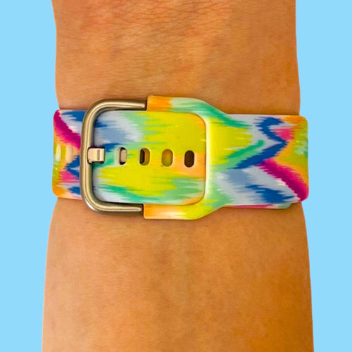 rainbow-garmin-tactix-bravo,-charlie-delta-watch-straps-nz-pattern-straps-watch-bands-aus