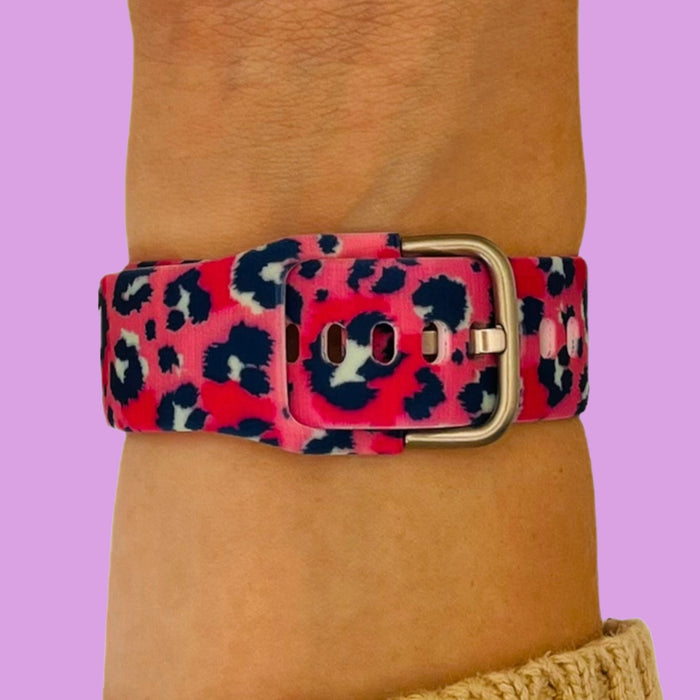 garmin-vivoactive-3-watch-straps-nz-pattern-watch-bands-aus-pink-leopard