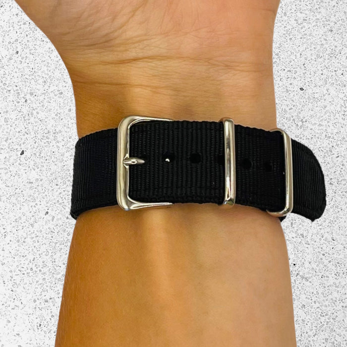 black-huawei-watch-4-pro-watch-straps-nz-nato-nylon-watch-bands-aus