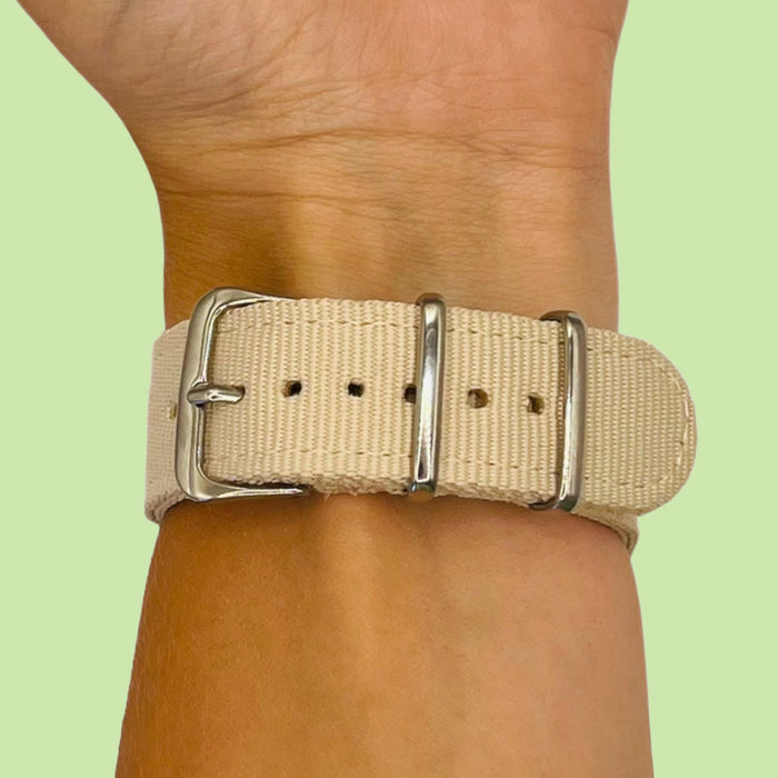 beige-samsung-galaxy-watch-6-(40mm)-watch-straps-nz-nato-nylon-watch-bands-aus