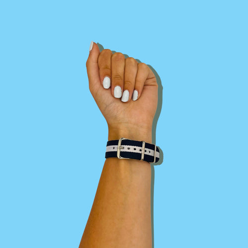 navy-blue-white-huawei-watch-ultimate-watch-straps-nz-nato-nylon-watch-bands-aus