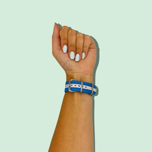 light-blue-white-huawei-watch-ultimate-watch-straps-nz-nato-nylon-watch-bands-aus