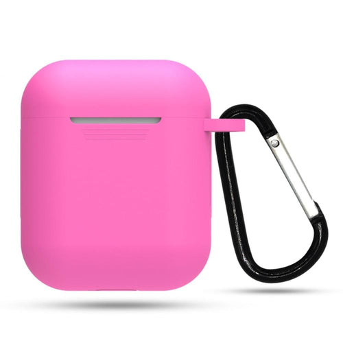 Sand Pink Silicone Case Compatible with Apple Airpods with Carry Clip NZ