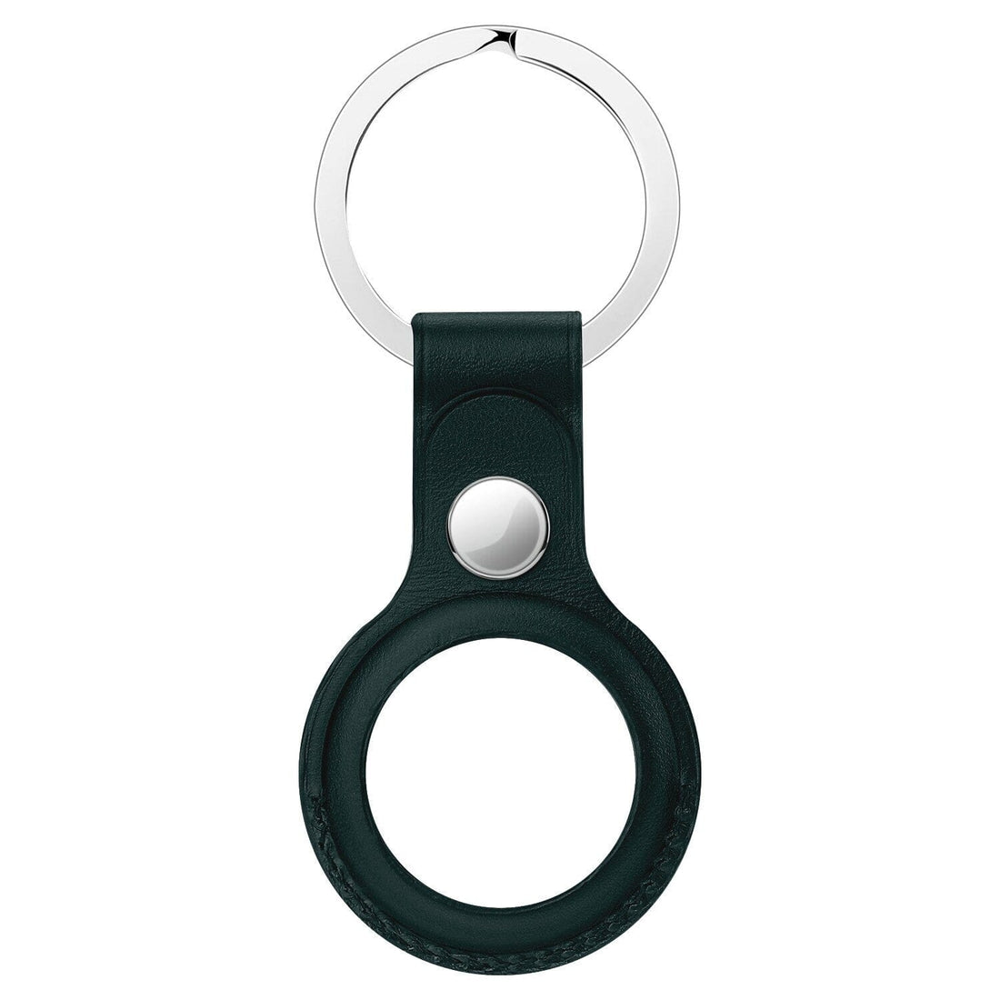 Grey Leather Key Chain Cases compatible with Apple Airtags NZ