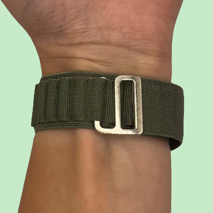 green-coros-apex-42mm-pace-2-watch-straps-nz-alpine-loop-watch-bands-aus