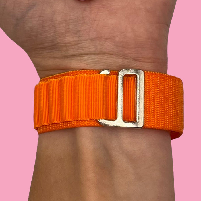 orange-huawei-watch-2-pro-watch-straps-nz-alpine-loop-watch-bands-aus