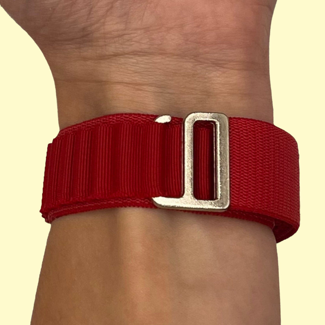 red-huawei-watch-gt3-42mm-watch-straps-nz-alpine-loop-watch-bands-aus