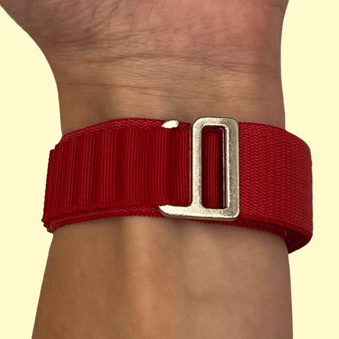 red-huawei-watch-ultimate-watch-straps-nz-alpine-loop-watch-bands-aus