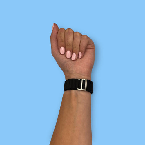 black-huawei-watch-fit-watch-straps-nz-alpine-loop-watch-bands-aus