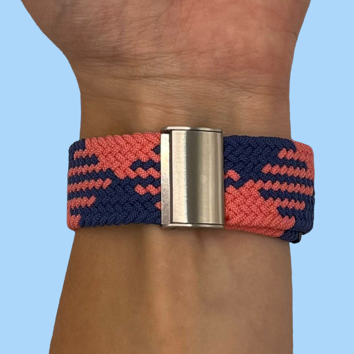 blue-pink-withings-steel-hr-(40mm-hr-sport),-scanwatch-(42mm)-watch-straps-nz-nylon-braided-loop-watch-bands-aus