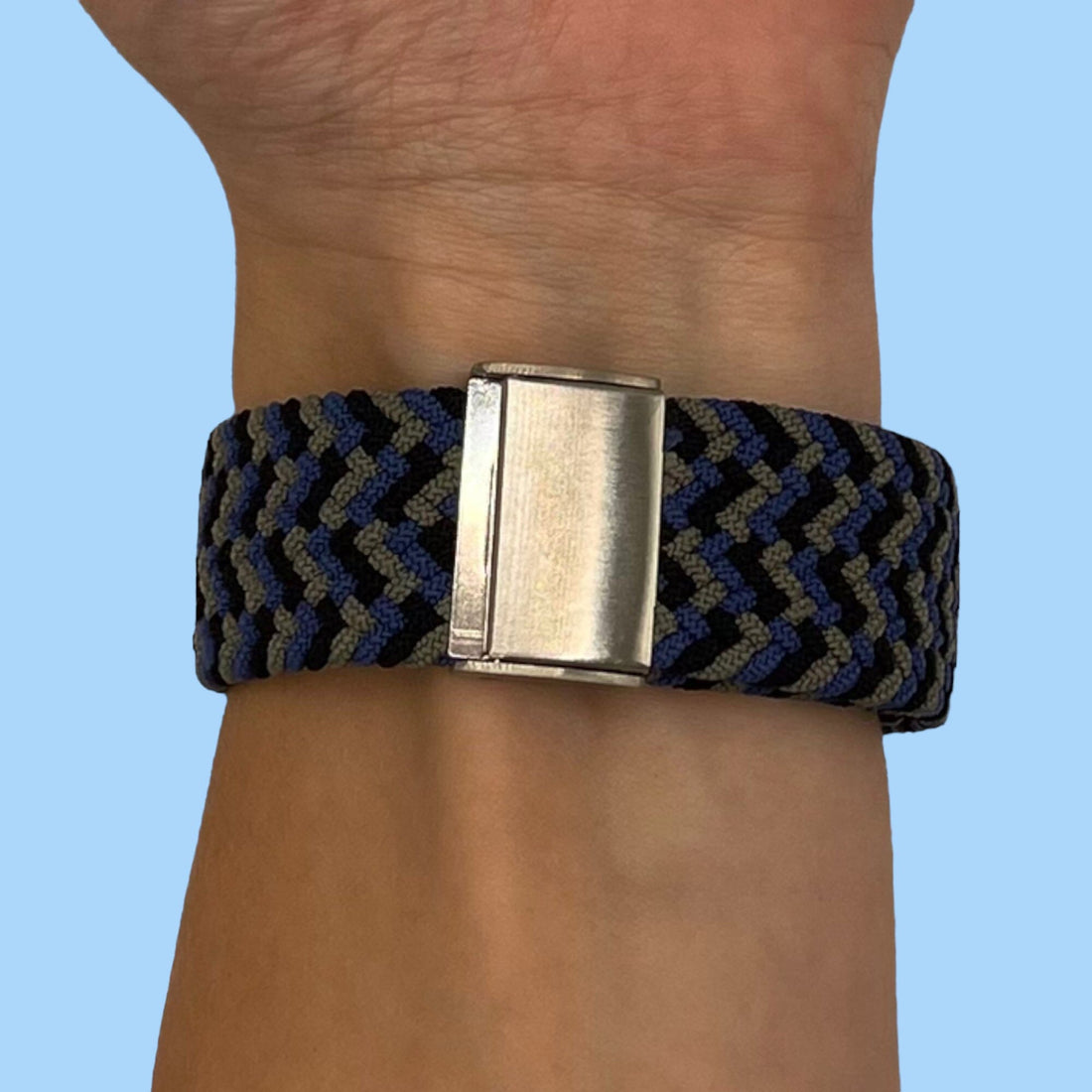 green-blue-black-coros-apex-2-watch-straps-nz-nylon-braided-loop-watch-bands-aus-995719