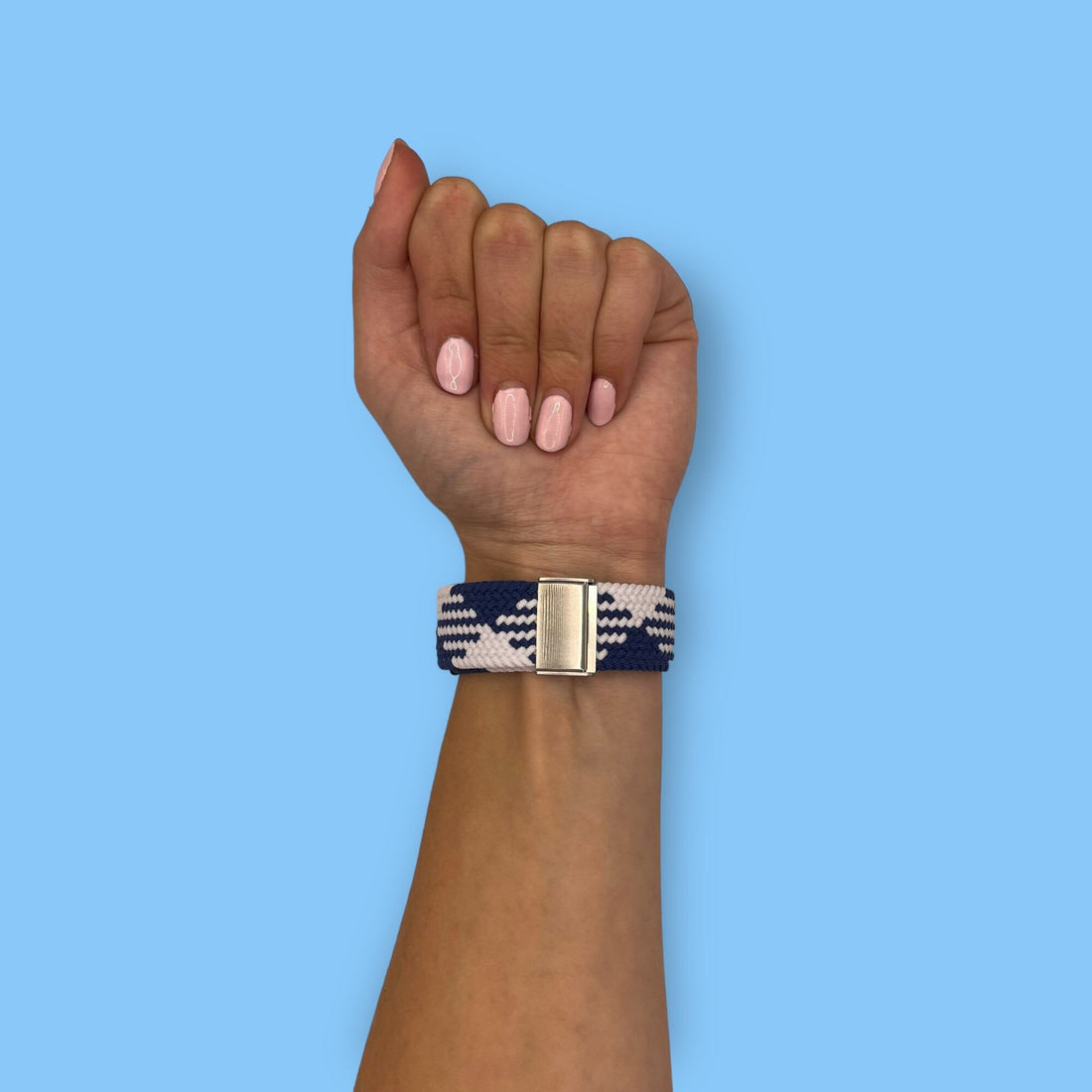 blue-and-white-ticwatch-gth-watch-straps-nz-nylon-braided-loop-watch-bands-aus-995701