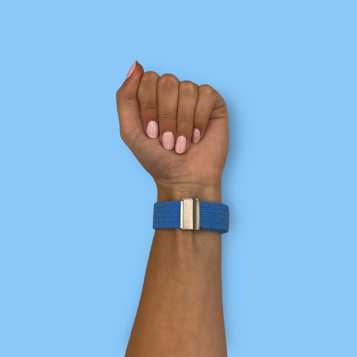 light-blue-huawei-watch-ultimate-watch-straps-nz-nylon-braided-loop-watch-bands-aus