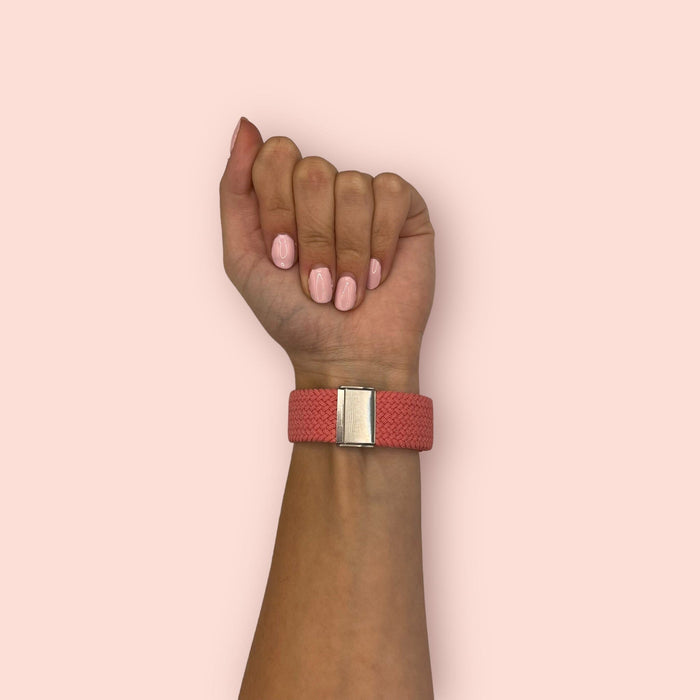 pink-3plus-vibe-smartwatch-watch-straps-nz-nylon-braided-loop-watch-bands-aus