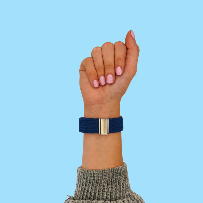 blue-huawei-honor-s1-watch-straps-nz-nylon-braided-loop-watch-bands-aus