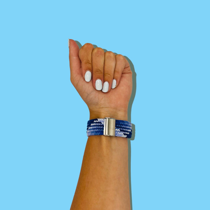 blue-white-ticwatch-s-s2-watch-straps-nz-nylon-braided-loop-watch-bands-aus