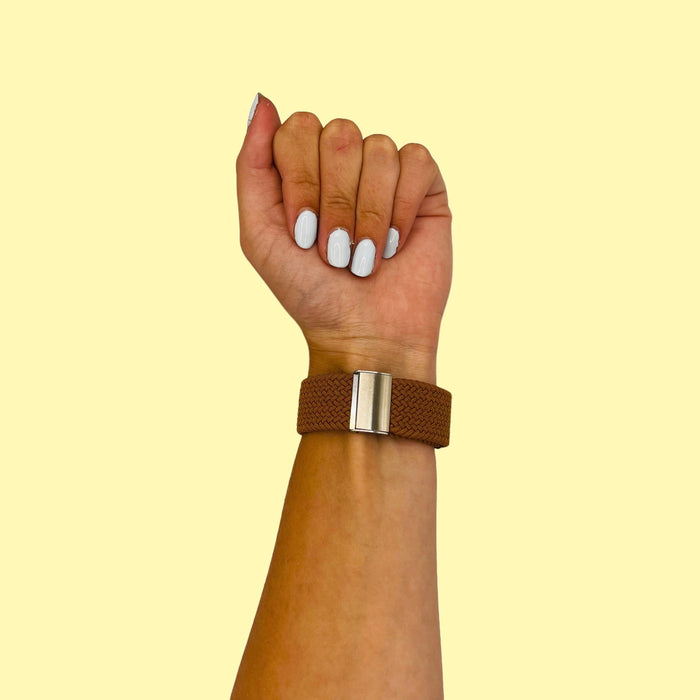 brown-garmin-forerunner-745-watch-straps-nz-nylon-braided-loop-watch-bands-aus