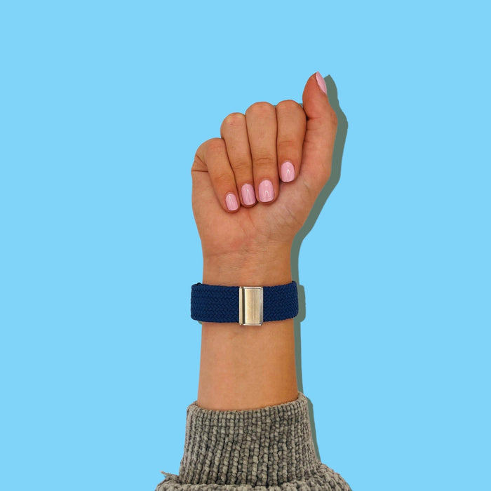 navy-blue-3plus-vibe-smartwatch-watch-straps-nz-nylon-braided-loop-watch-bands-aus