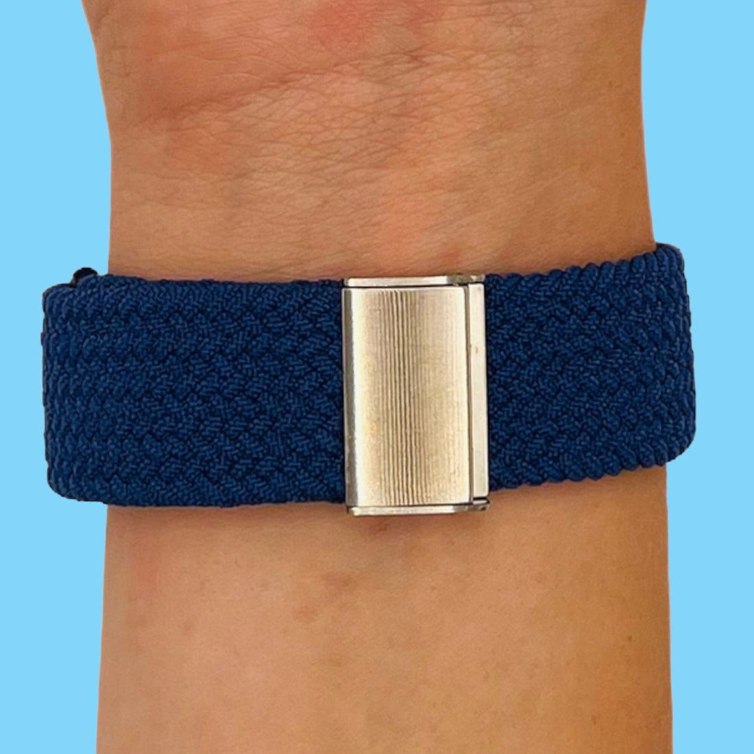 blue-samsung-galaxy-watch-5-pro-(45mm)-watch-straps-nz-nylon-braided-loop-watch-bands-aus-995708