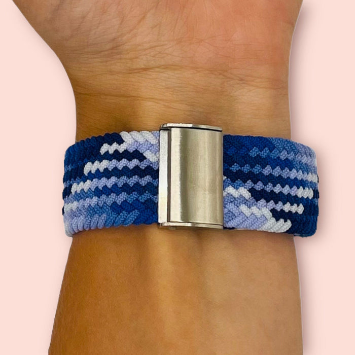 blue-white-huawei-honor-magic-watch-2-watch-straps-nz-nylon-braided-loop-watch-bands-aus