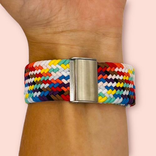 multi-coloured-huawei-honor-s1-watch-straps-nz-nylon-braided-loop-watch-bands-aus
