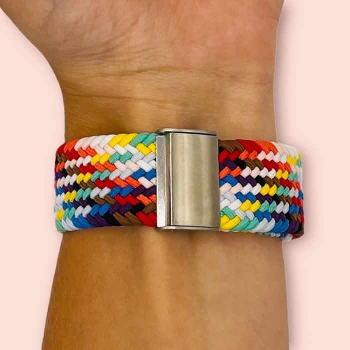 multi-coloured-garmin-vivomove-hr-hr-sports-watch-straps-nz-nylon-braided-loop-watch-bands-aus