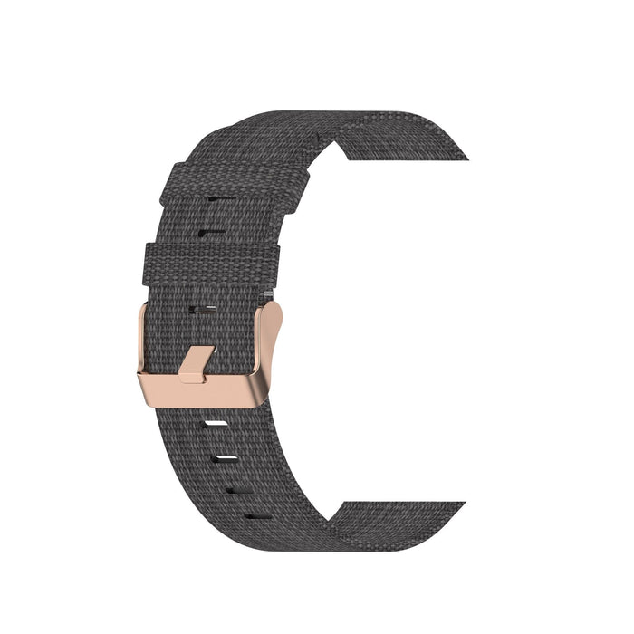 charcoal-fossil-gen-5-5e-watch-straps-nz-canvas-watch-bands-aus