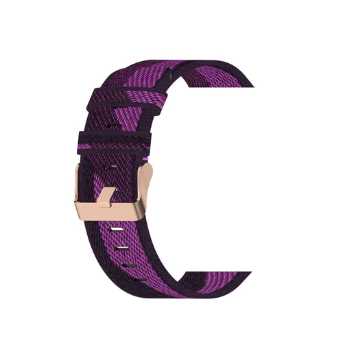 purple-pattern-3plus-vibe-smartwatch-watch-straps-nz-canvas-watch-bands-aus