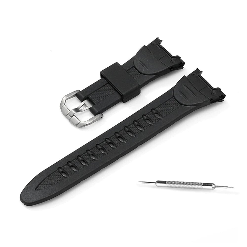 Casio Uhrenarmband Protrek Resin Schwarz Für PRG-270 23998 10450938