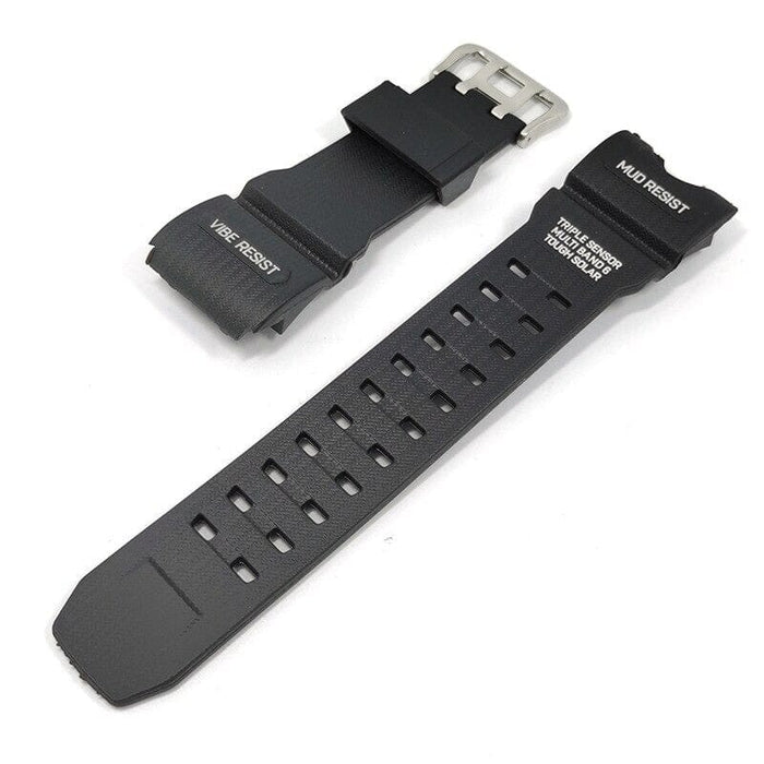 Black Silicone Watch Straps Compatible with the Casio G-Shock GWG-1000 Range NZ