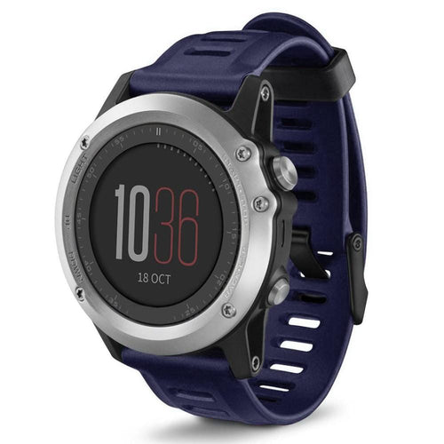 Grey Replacement Silicone Watch straps compatible with the Garmin Fenix 3 NZ
