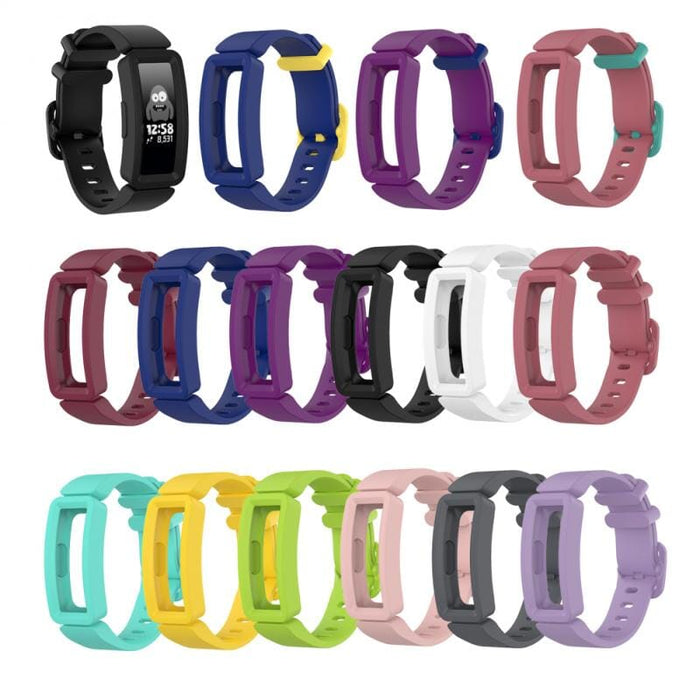 Yellow Replacement Watch Straps Compatible with the Fitbit Ace 2 NZ
