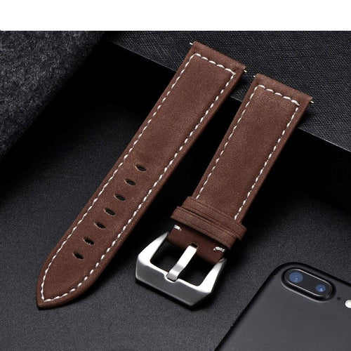 mocha-silver-buckle-withings-scanwatch-(38mm)-watch-straps-nz-retro-leather-watch-bands-aus