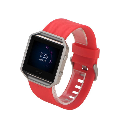 Black Replacement Silicone Watch Bands compatible with the Fitbit Blaze NZ