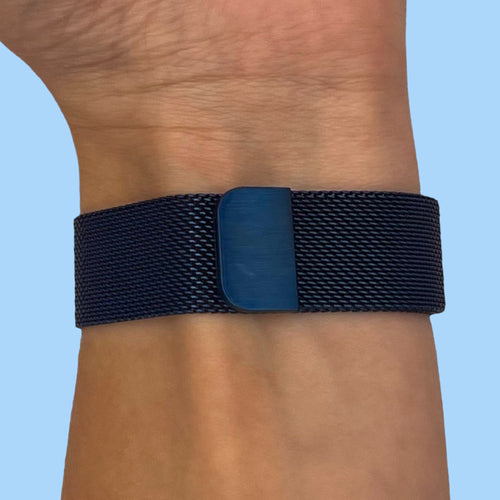 blue-metal-huawei-watch-gt4-46mm-watch-straps-nz-milanese-watch-bands-aus