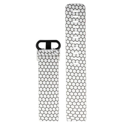 1 - Grey with Speckles Replacement Pattern Watch Straps compatible with the Fitbit Charge 3 & Charge 4 NZ