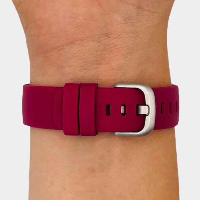 fitbit-inspire-watch-straps-nz-silicone-watch-bands-aus-maroon