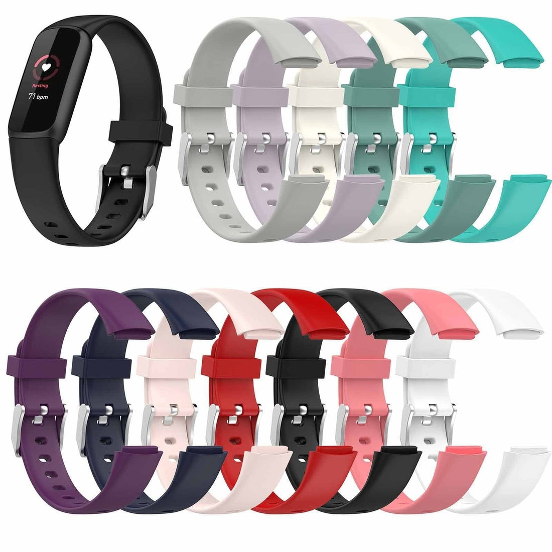fitbit-luxe-watch-straps-nz-silicone-watch-bands-aus-black