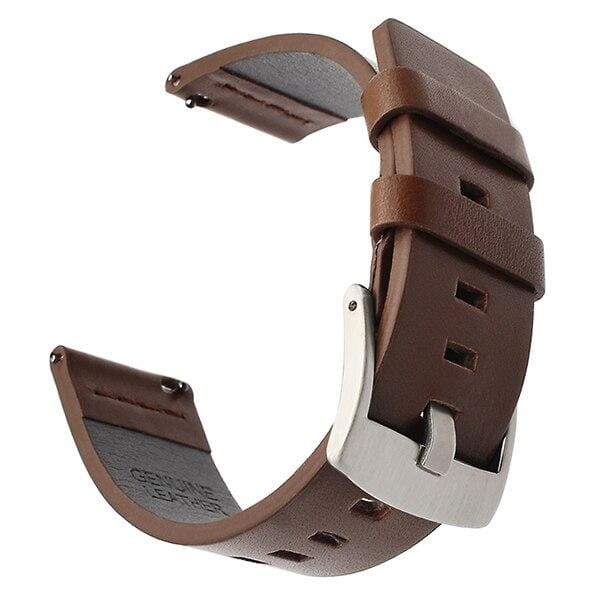 brown-silver-buckle-samsung-galaxy-watch-active-2-(40mm-44mm)-watch-straps-nz-leather-watch-bands-aus