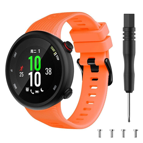 Replacement silicone watch straps compatible with the Garmin Swim 2 NZ